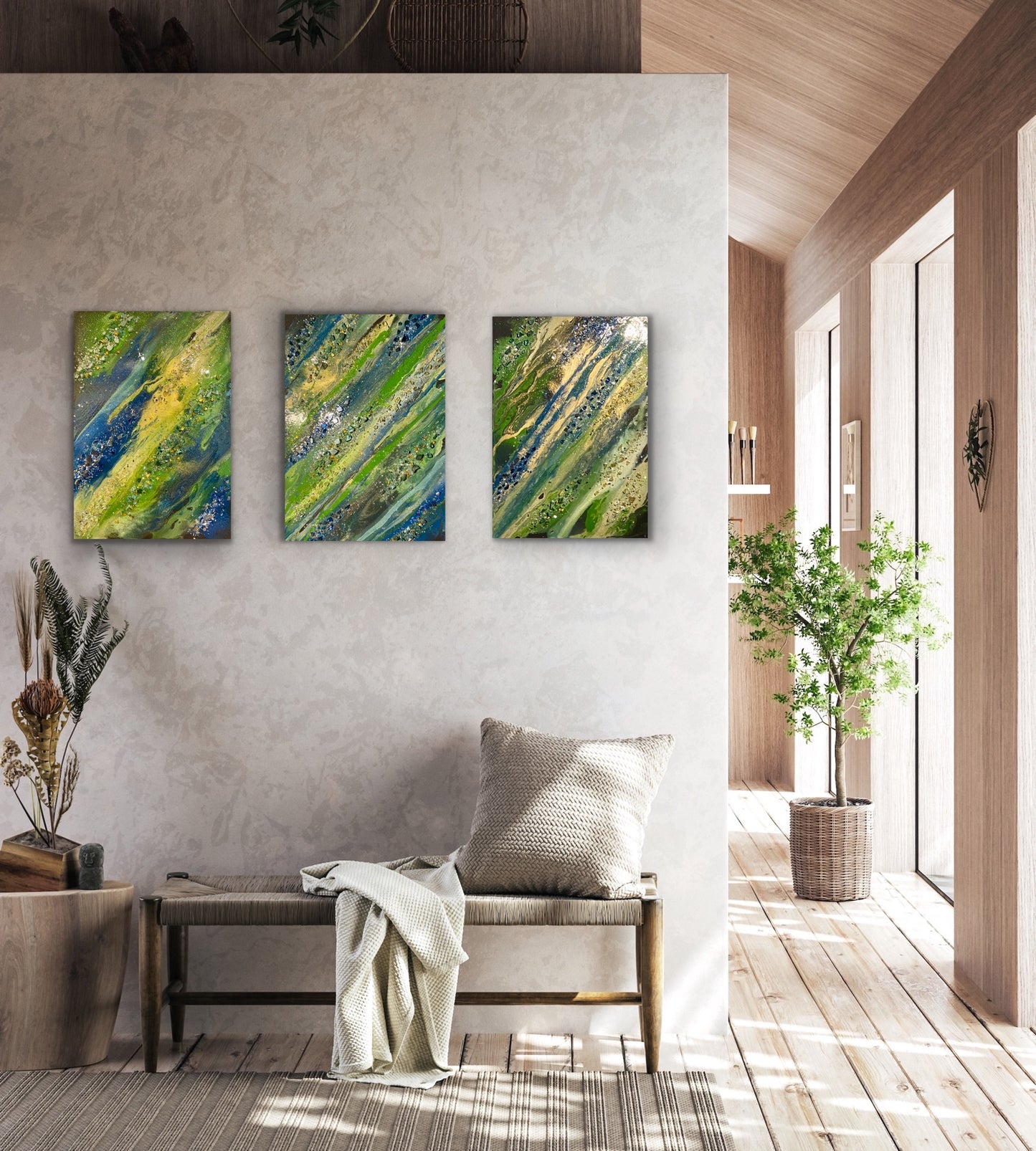 Green light triptych