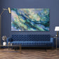 Blue flowing