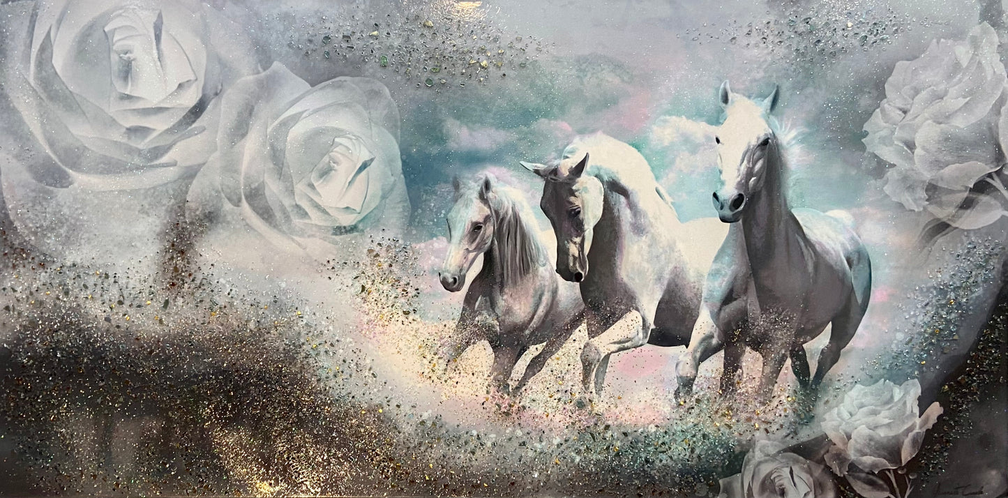 Grey horses